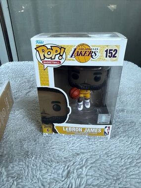 Funko LeBron James Pop! Vinyl in Purple and Yellow Lakers Uniform